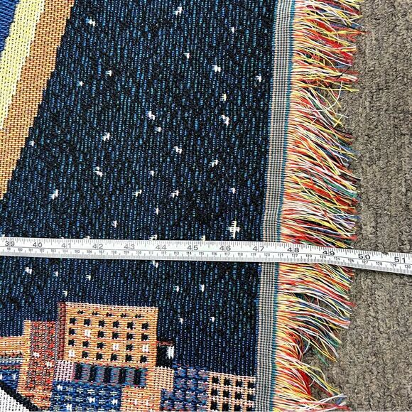 LA Galaxy Soccer Tapestry Throw Blanket Multicolored - Picture 6 of 7